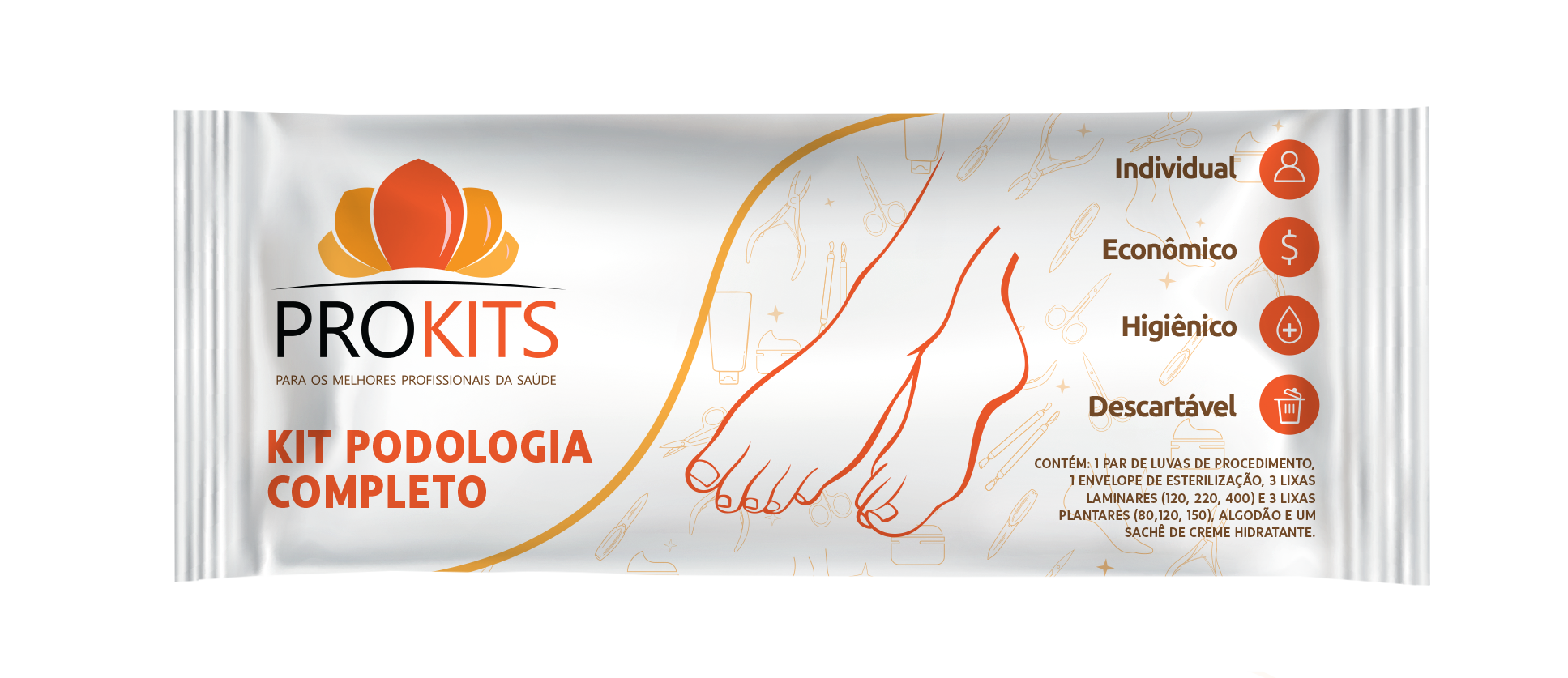 Kit de Podologia Completo Prokits - Tam PP