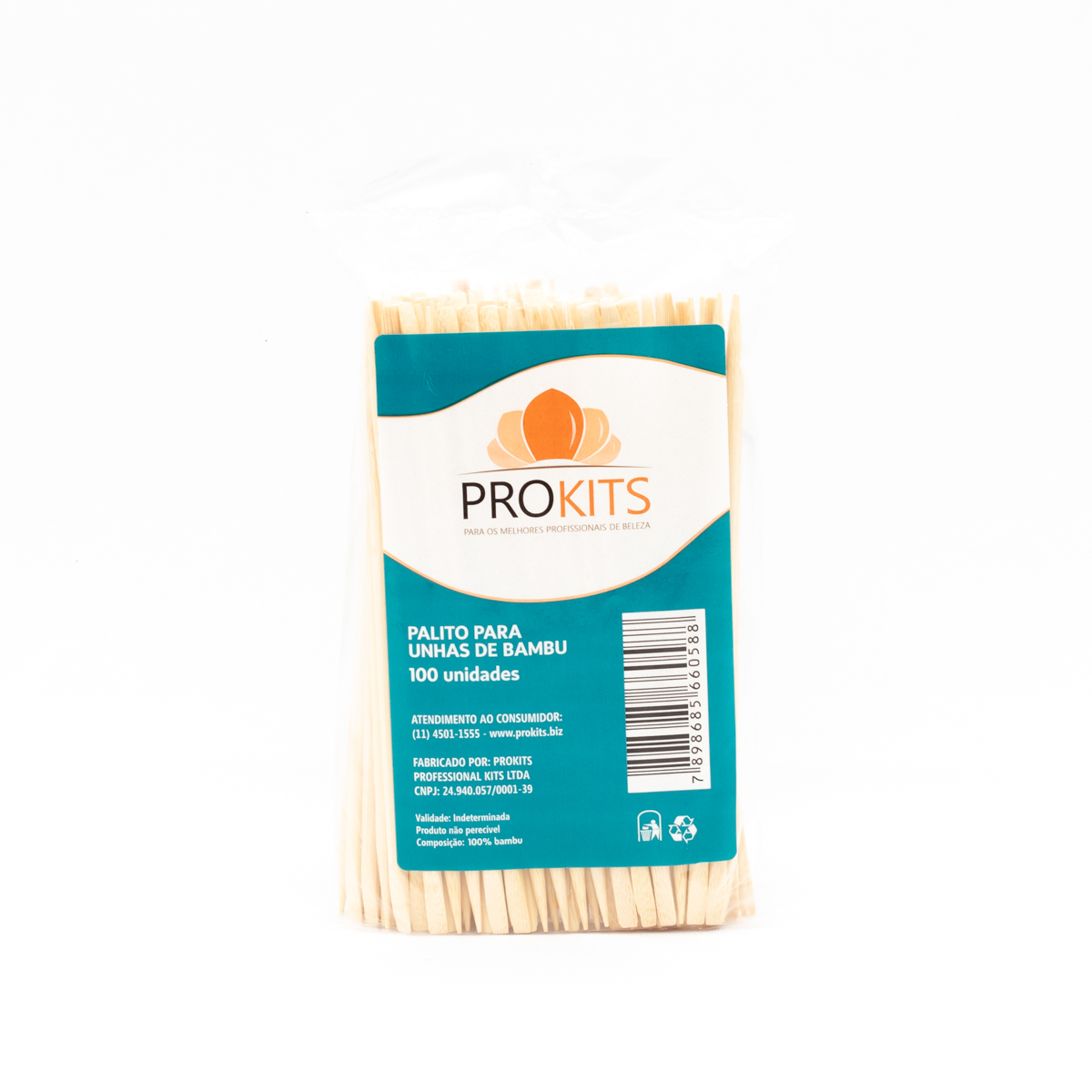 Palito de Bambu Para Unhas Prokits - 100 ...