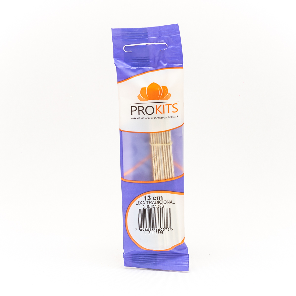 Lixa Tradicional 13cm Prokits - 9 unidades