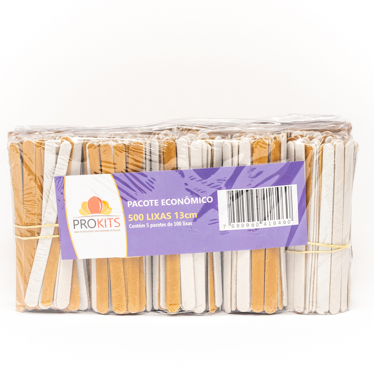 Lixa Tradicional 13cm Prokits - 500 unidades