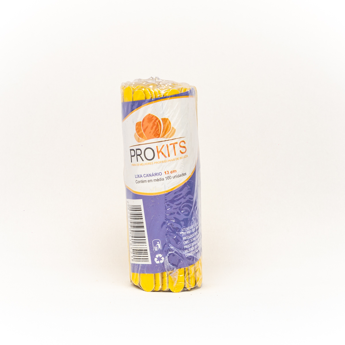 Lixa Canário 13cm Prokits - 100 unidades