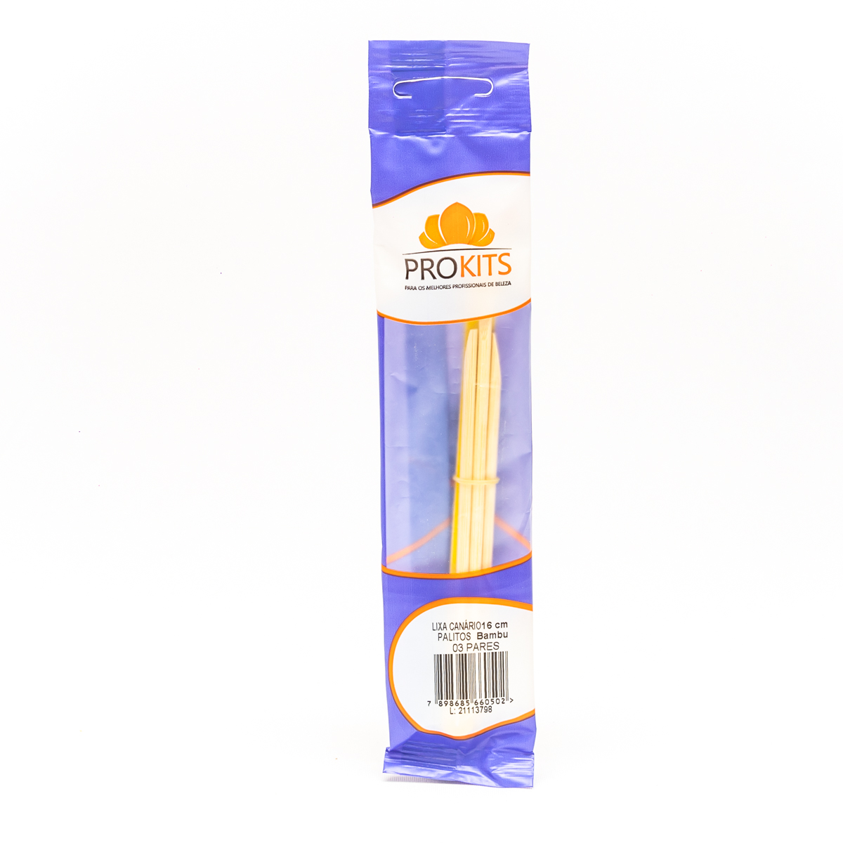 Lixa Canário 16cm + Palitos de Bambu PROK...