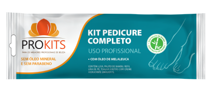 KIT PEDICURE COMPLETO PROKITS USO PROFISS...